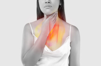 woman suffering from acid reflux or heartburn 1